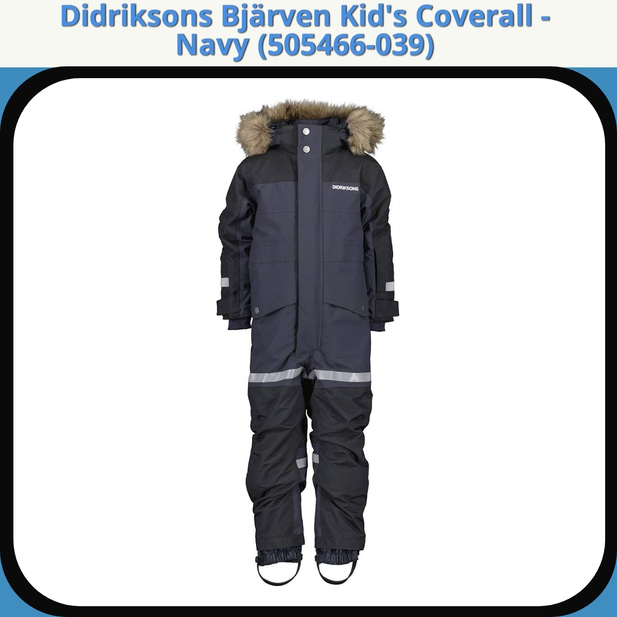 Anmeldelse af Didriksons Bjärven Kid's Coverall - Navy (505466-039)