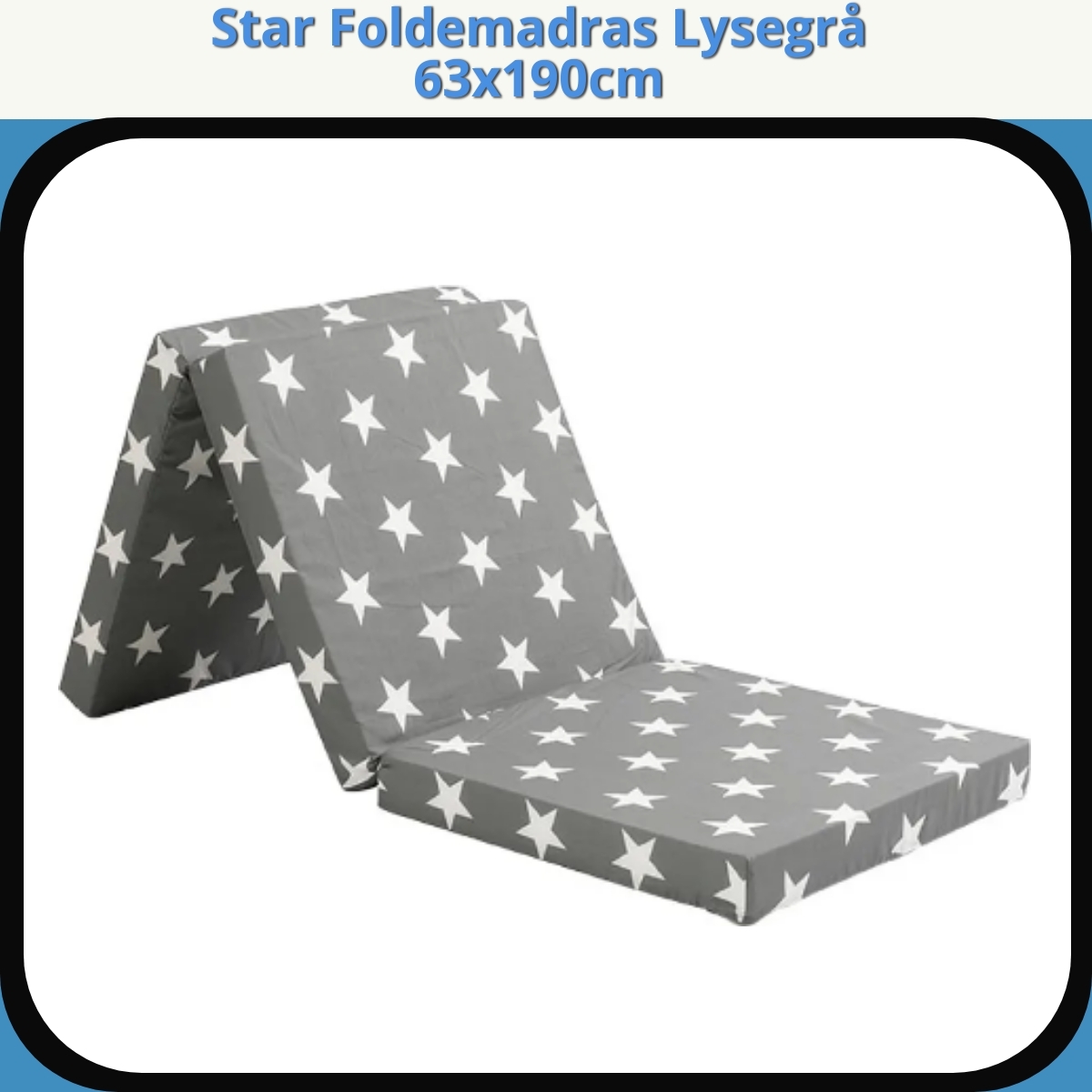 Anmeldelse af Star Foldemadras Lysegrå 63x190cm
