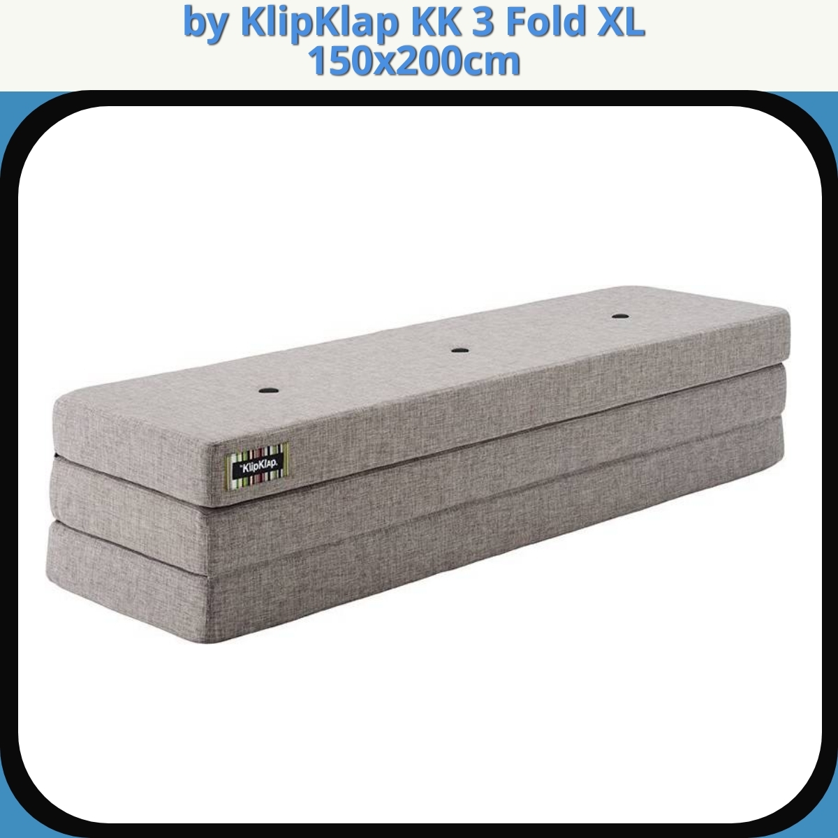 Anmeldelse af by KlipKlap KK 3 Fold XL 150x200cm