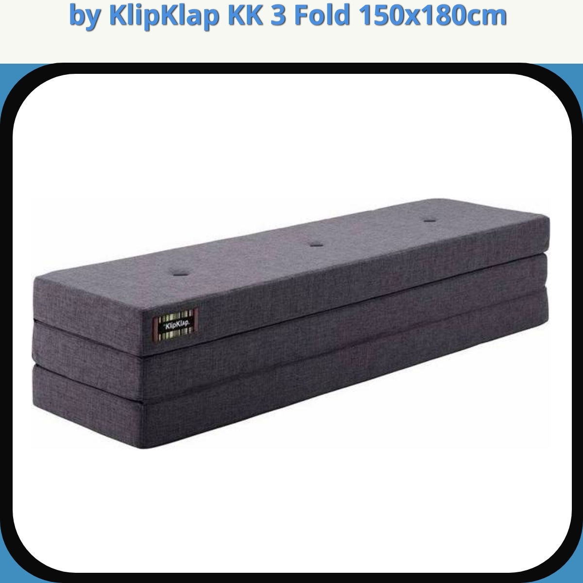 Anmeldelse af by KlipKlap KK 3 Fold 150x180cm