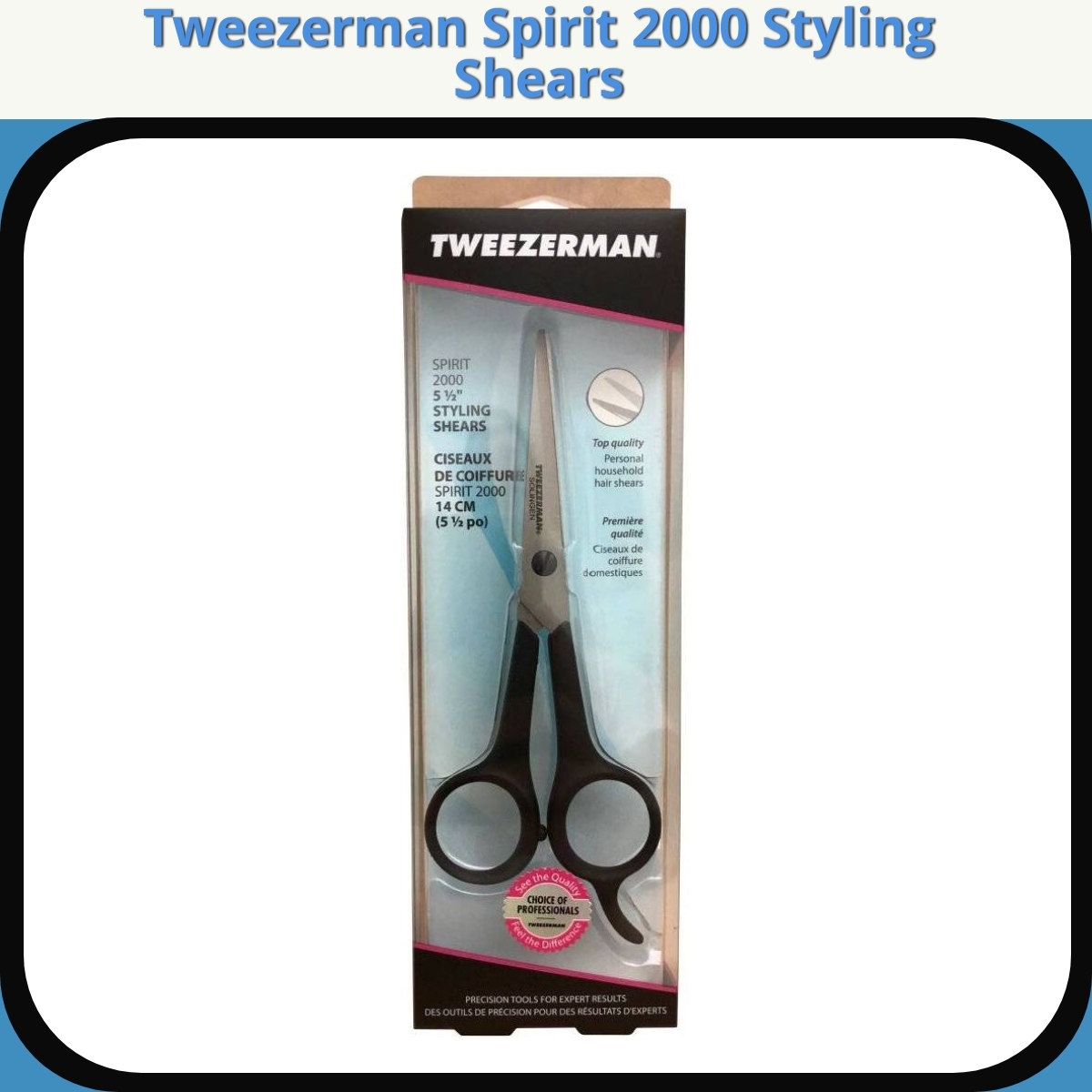 Anmeldelse af Tweezerman Spirit 2000 Styling Shears