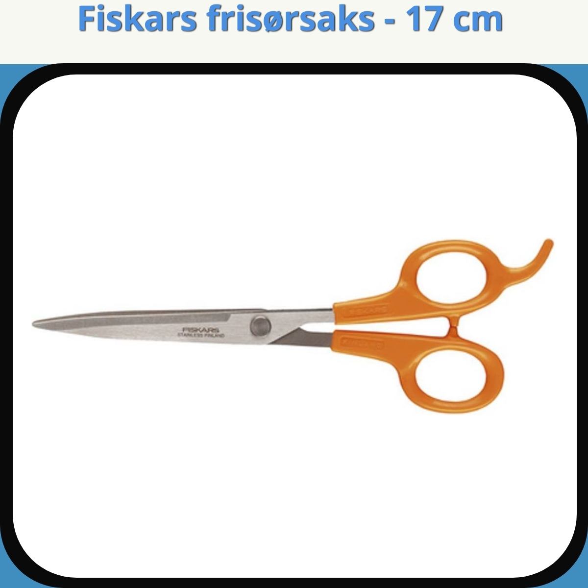 Anmeldelse af Fiskars frisørsaks - 17 cm