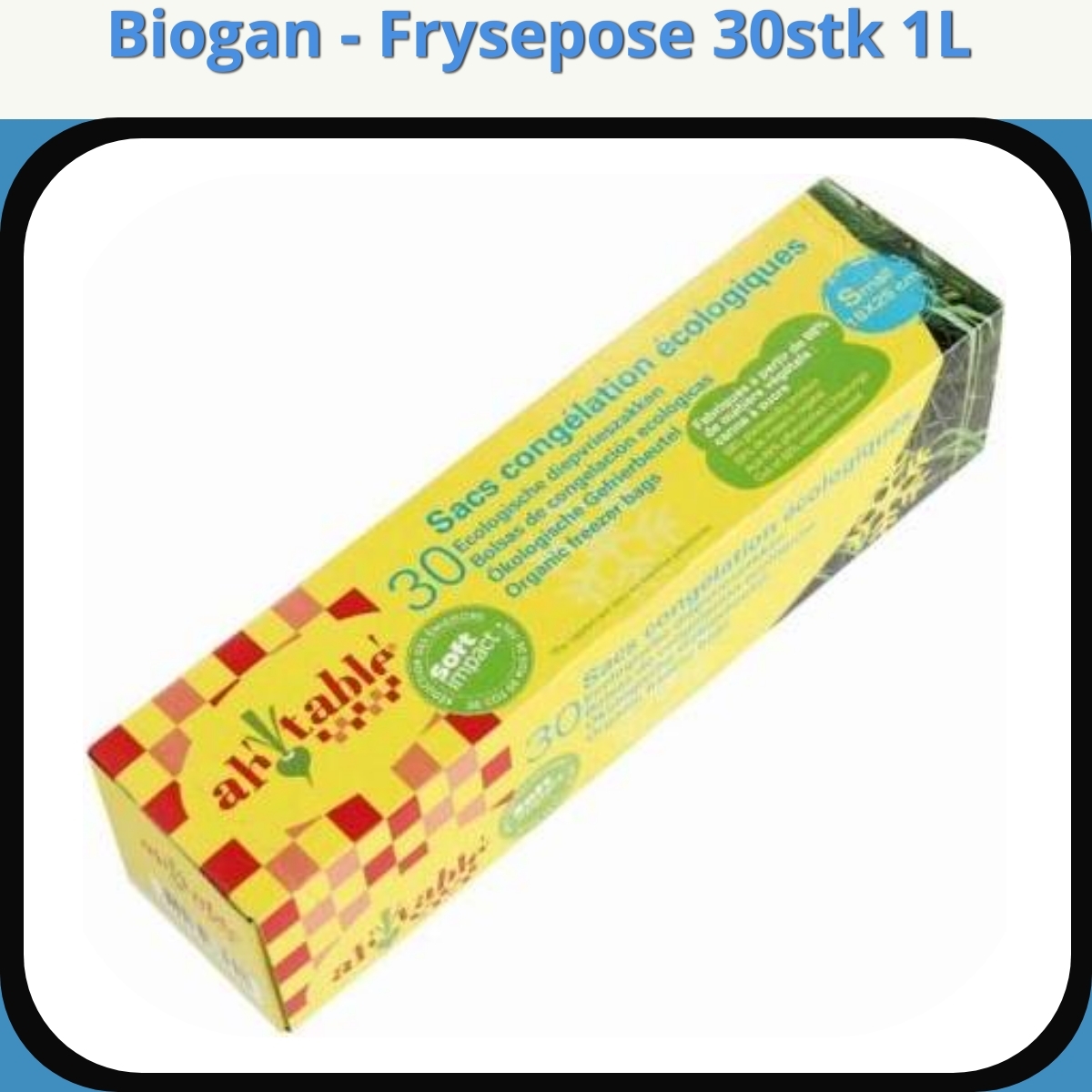 Anmeldelse af Biogan - Frysepose 30stk 1L