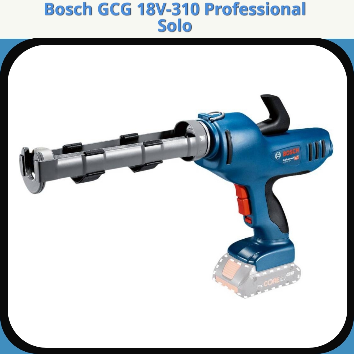 Anmeldelse af Bosch GCG 18V-310 Professional Solo