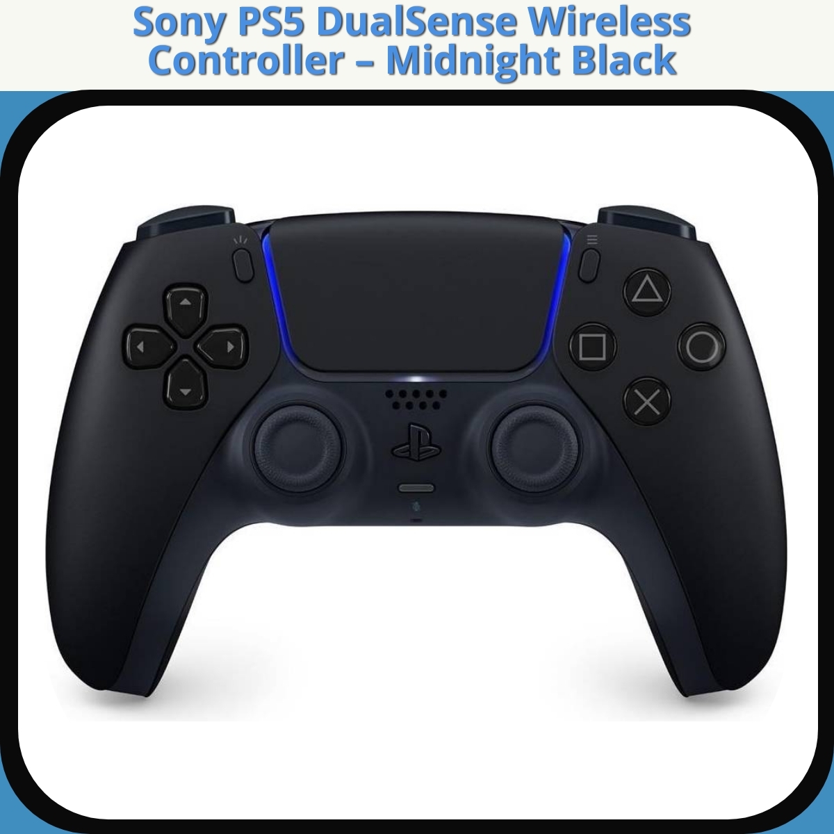 Anmeldelse af Sony PS5 DualSense Wireless Controller – Midnight Black