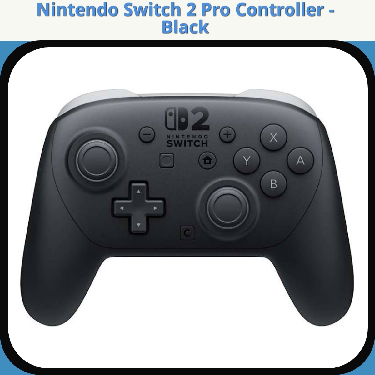 Anmeldelse af Nintendo Switch 2 Pro Controller - Black