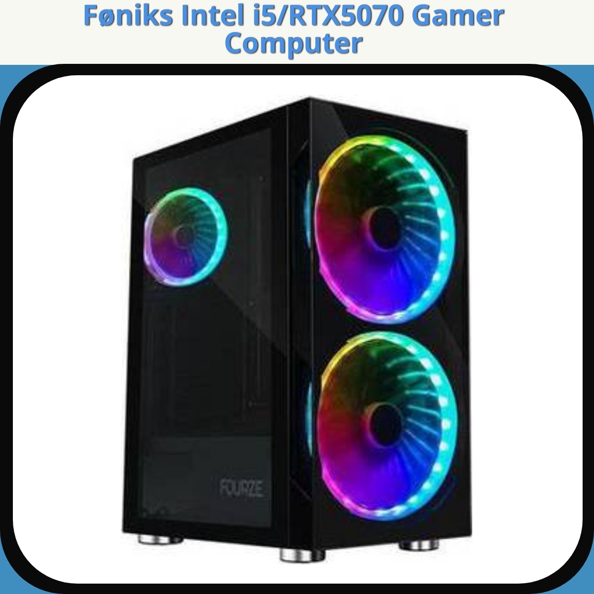Anmeldelse af Føniks Intel i5/RTX5070 Gamer Computer