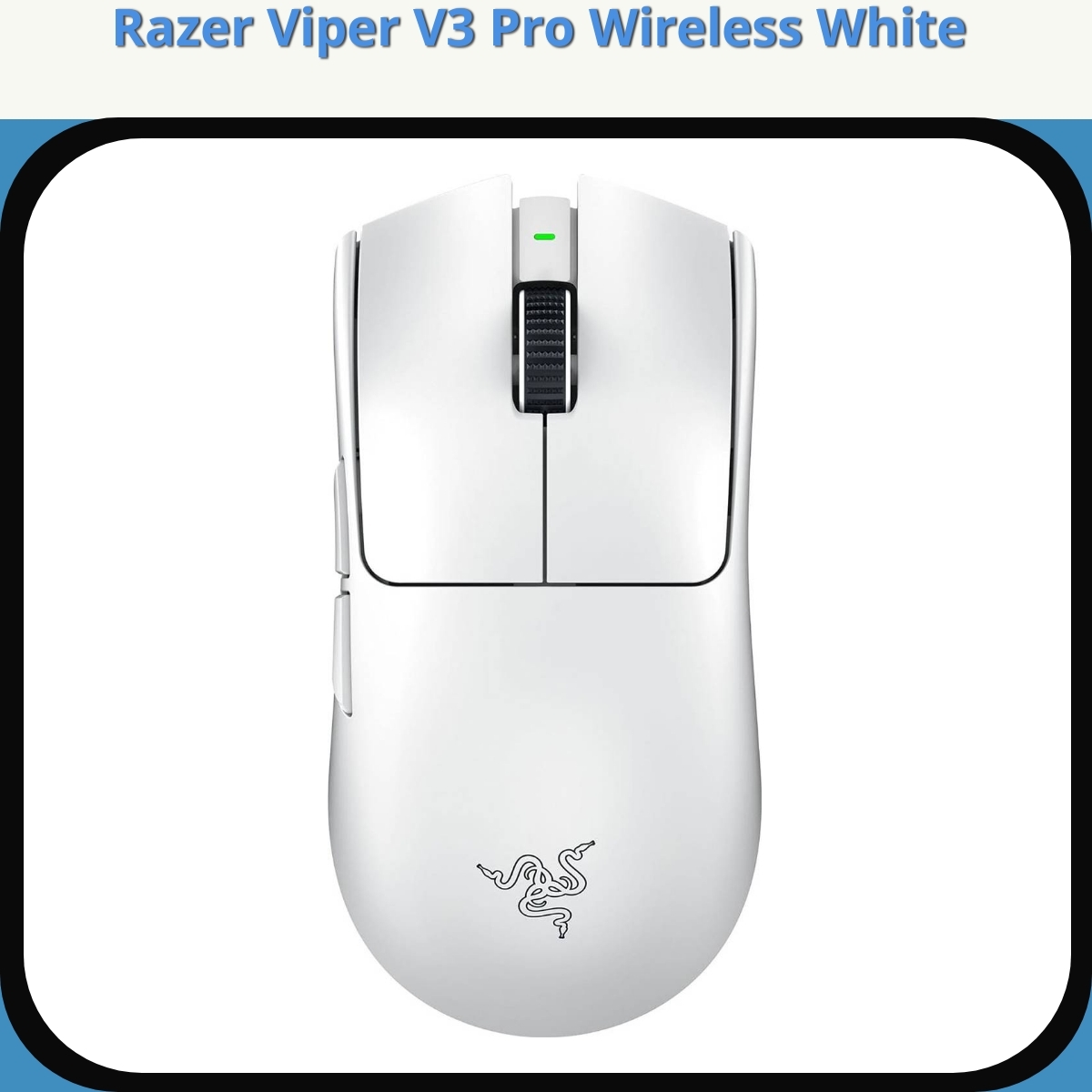 Anmeldelse af Razer Viper V3 Pro Wireless White