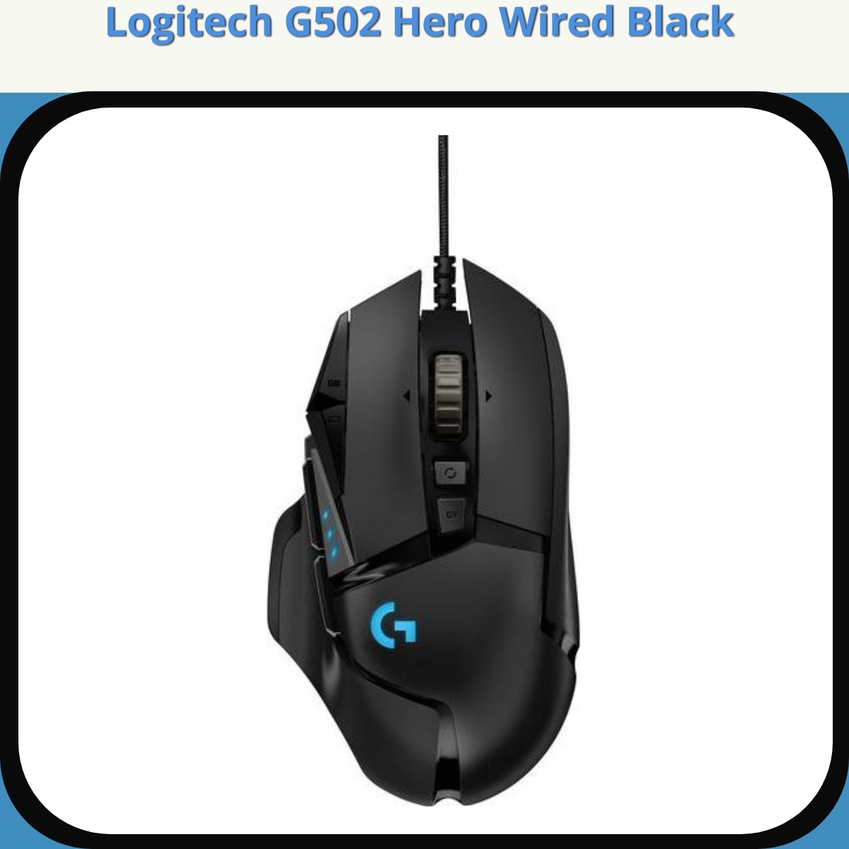 Anmeldelse af Logitech G502 Hero Wired Black