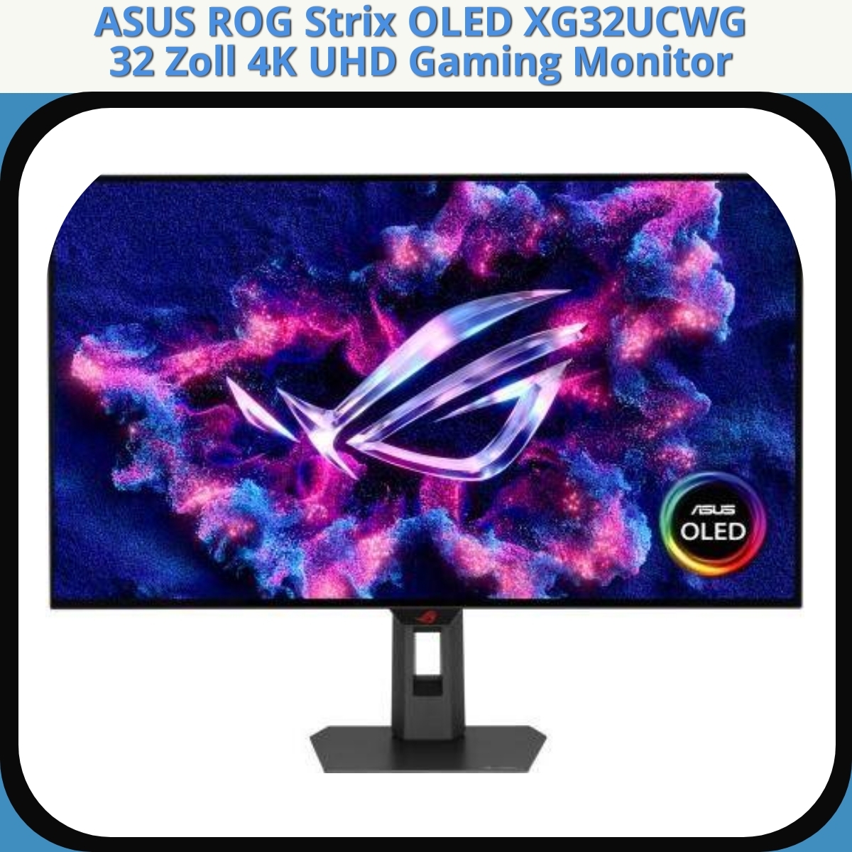 Anmeldelse af ASUS ROG Strix OLED XG32UCWG 32 Zoll 4K UHD Gaming Monitor