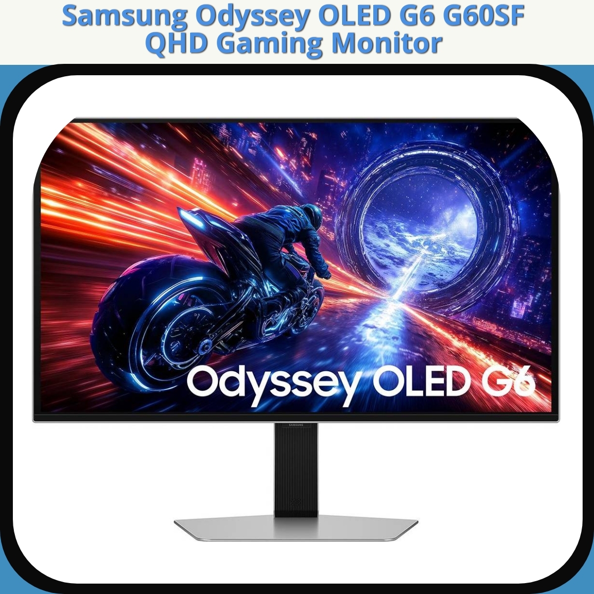 Anmeldelse af Samsung Odyssey OLED G6 G60SF QHD Gaming Monitor