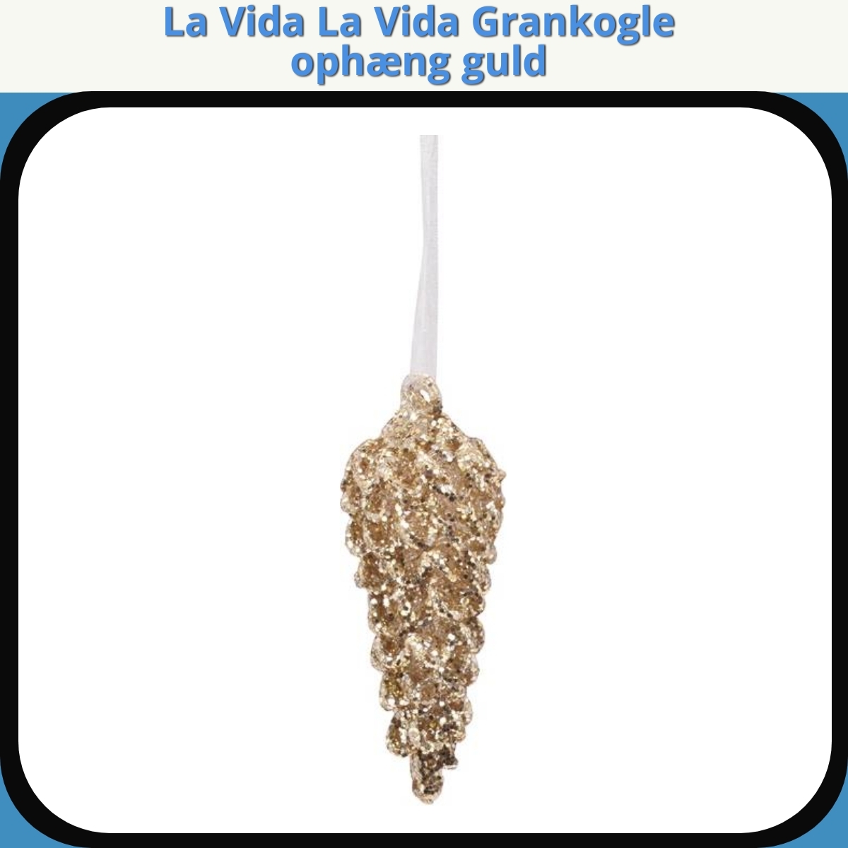 Anmeldelse af La Vida La Vida Grankogle ophæng guld