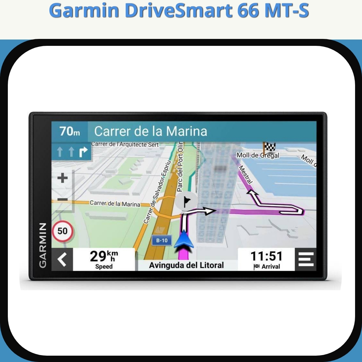 Anmeldelse af Garmin DriveSmart 66 MT-S