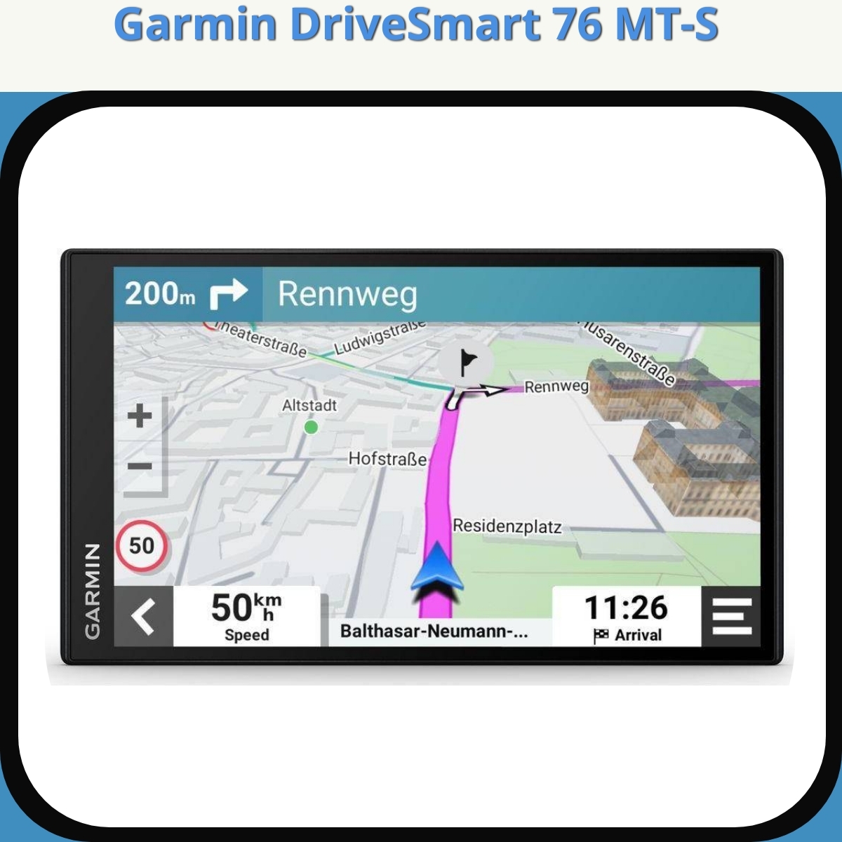 Anmeldelse af Garmin DriveSmart 76 MT-S