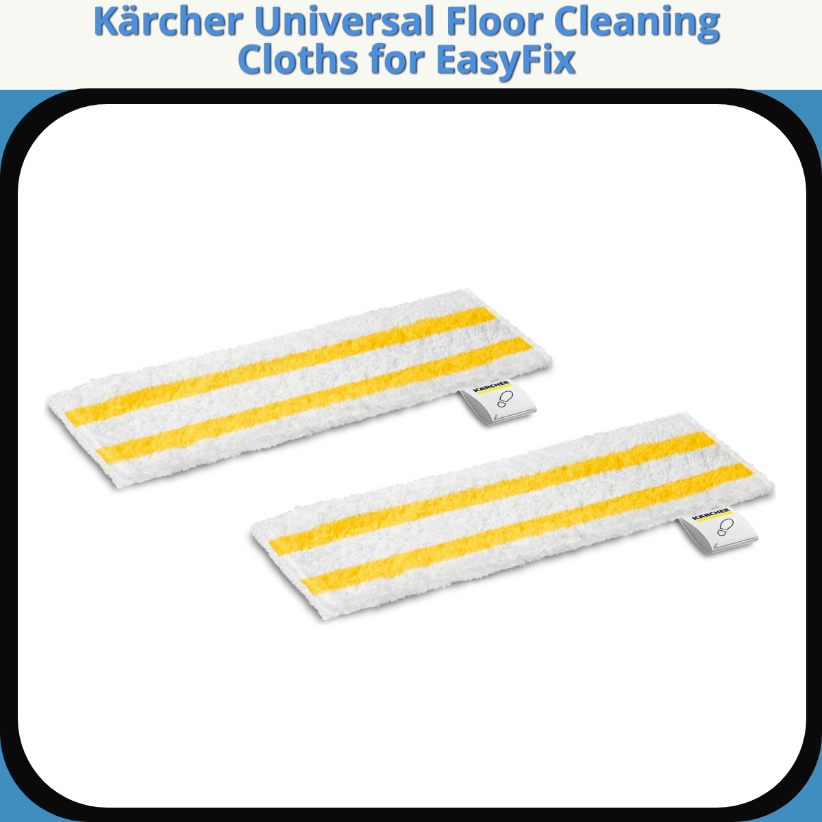 Anmeldelse af Kärcher Universal Floor Cleaning Cloths for EasyFix