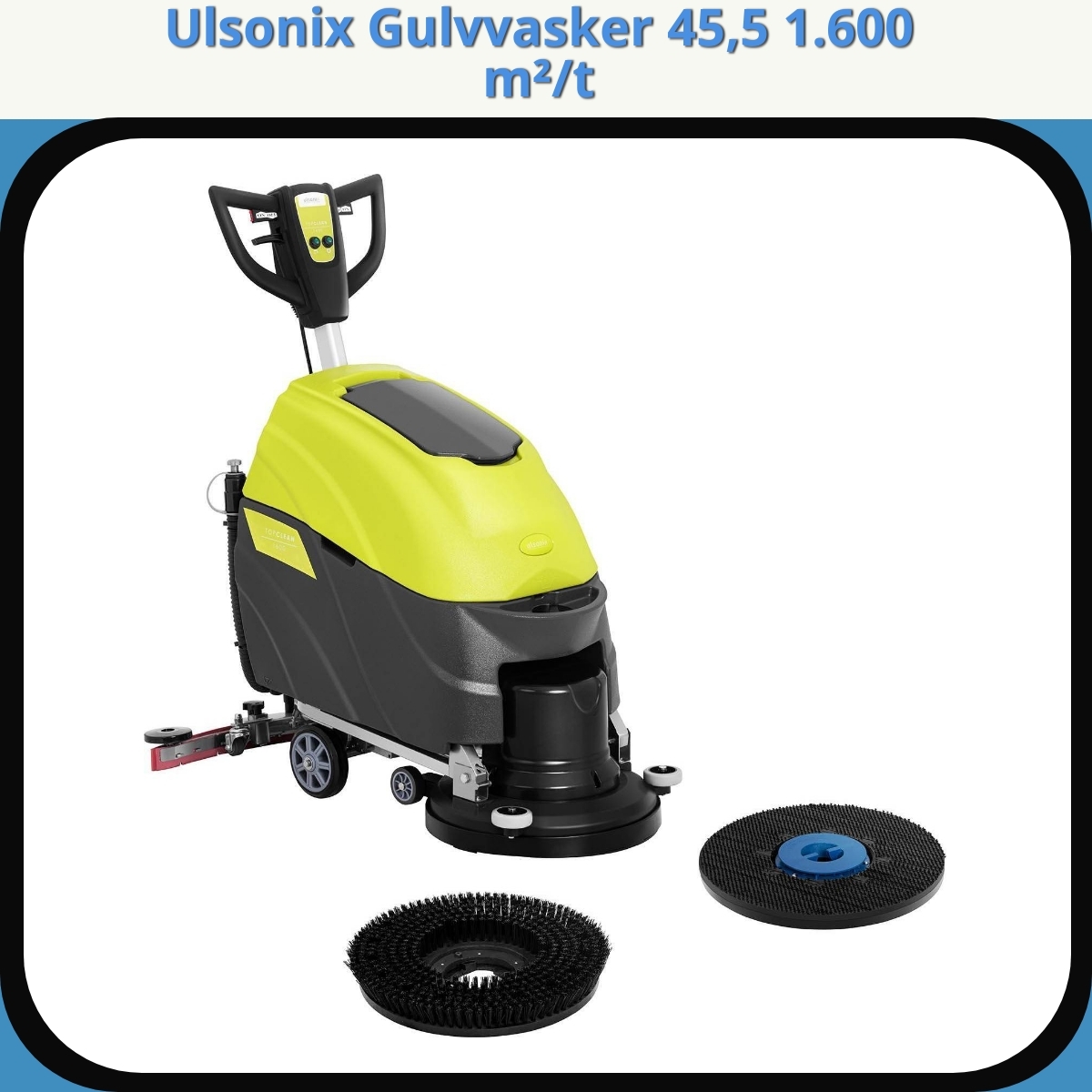 Anmeldelse af Ulsonix Gulvvasker 45,5 1.600 m²/t