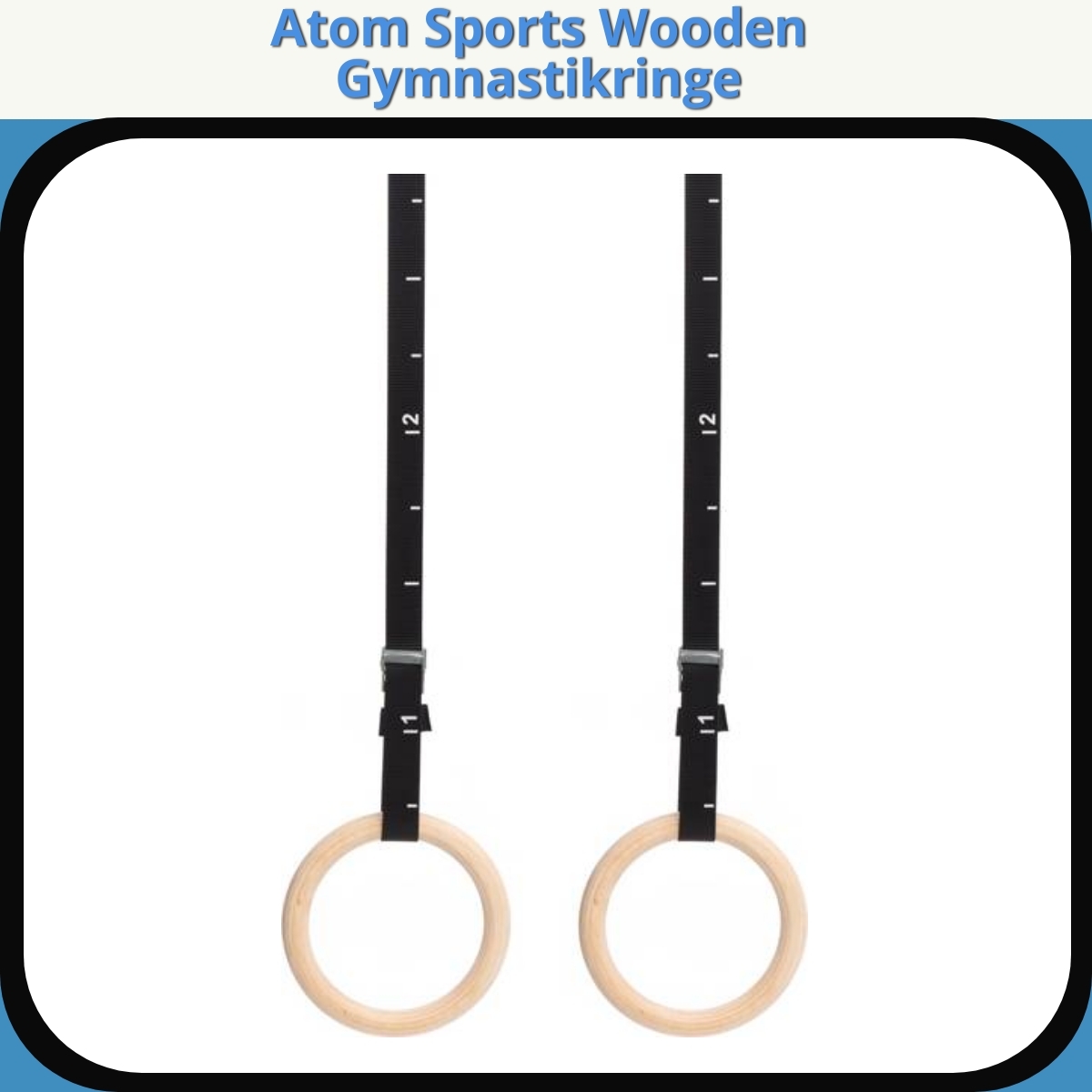 Anmeldelse af Atom Sports Wooden Gymnastikringe