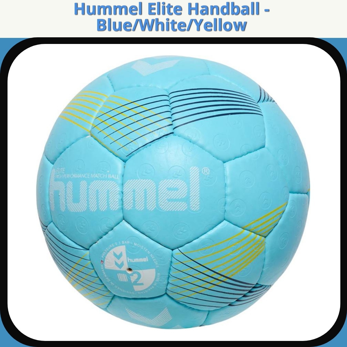 Anmeldelse af Hummel Elite Handball - Blue/White/Yellow