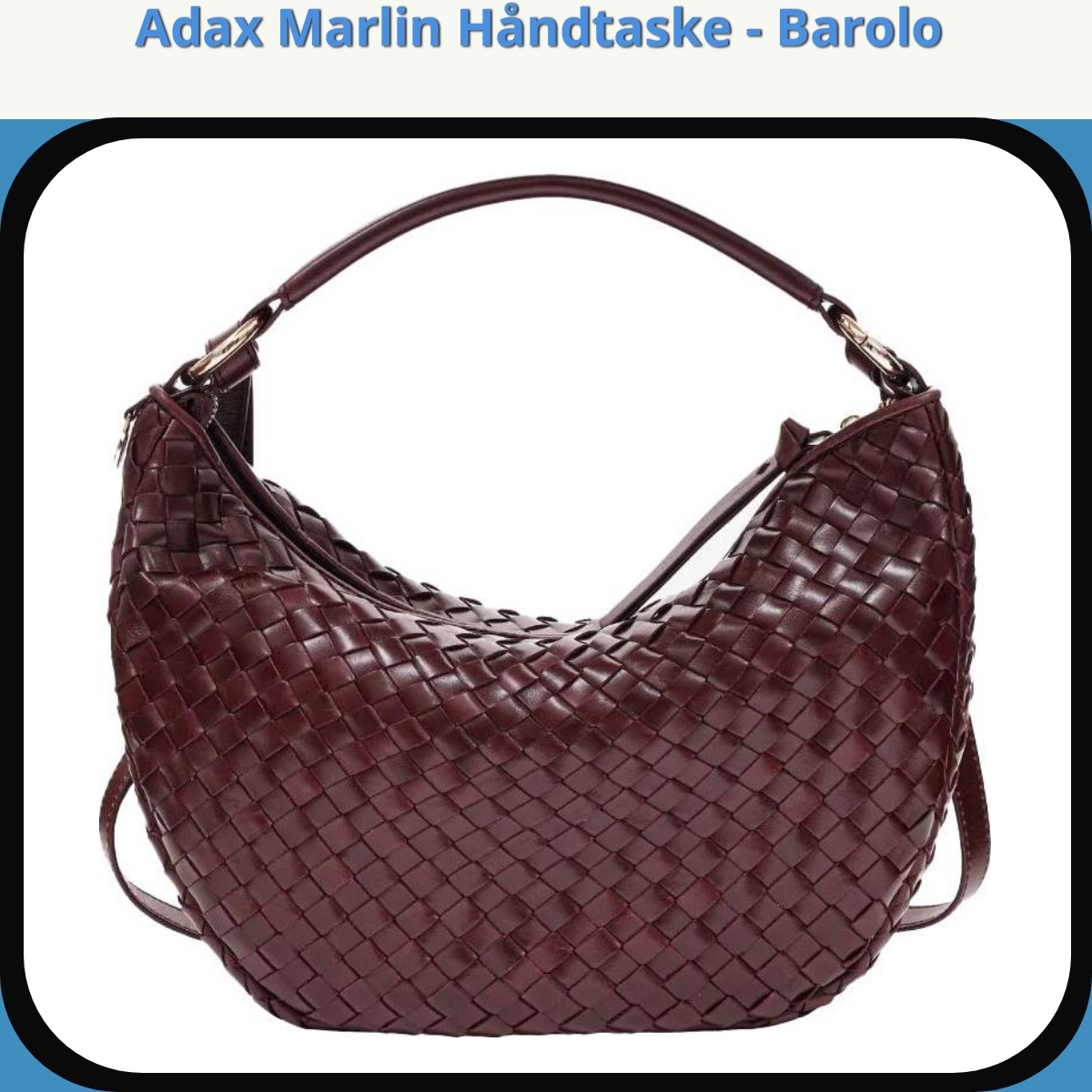 Anmeldelse af Adax Marlin Håndtaske - Barolo