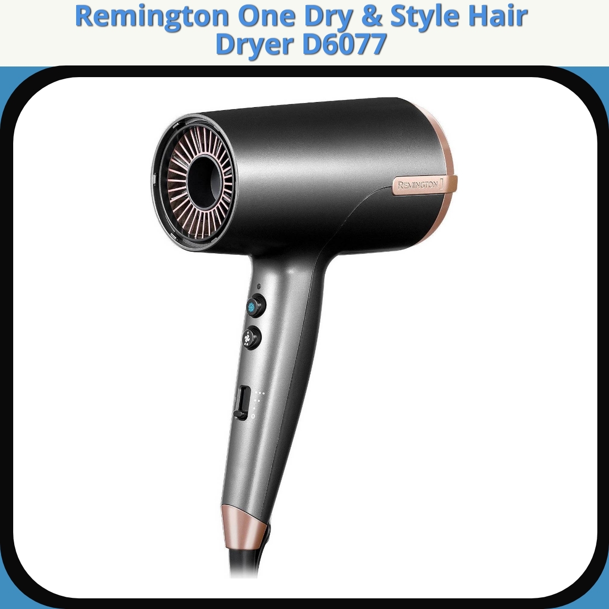 Anmeldelse af Remington One Dry & Style Hair Dryer D6077