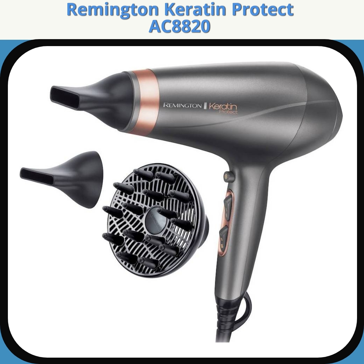 Anmeldelse af Remington Keratin Protect AC8820