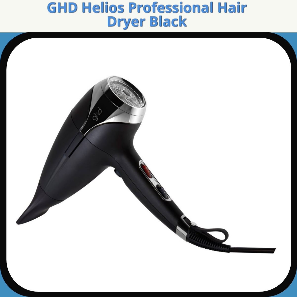 Anmeldelse af GHD Helios Professional Hair Dryer Black