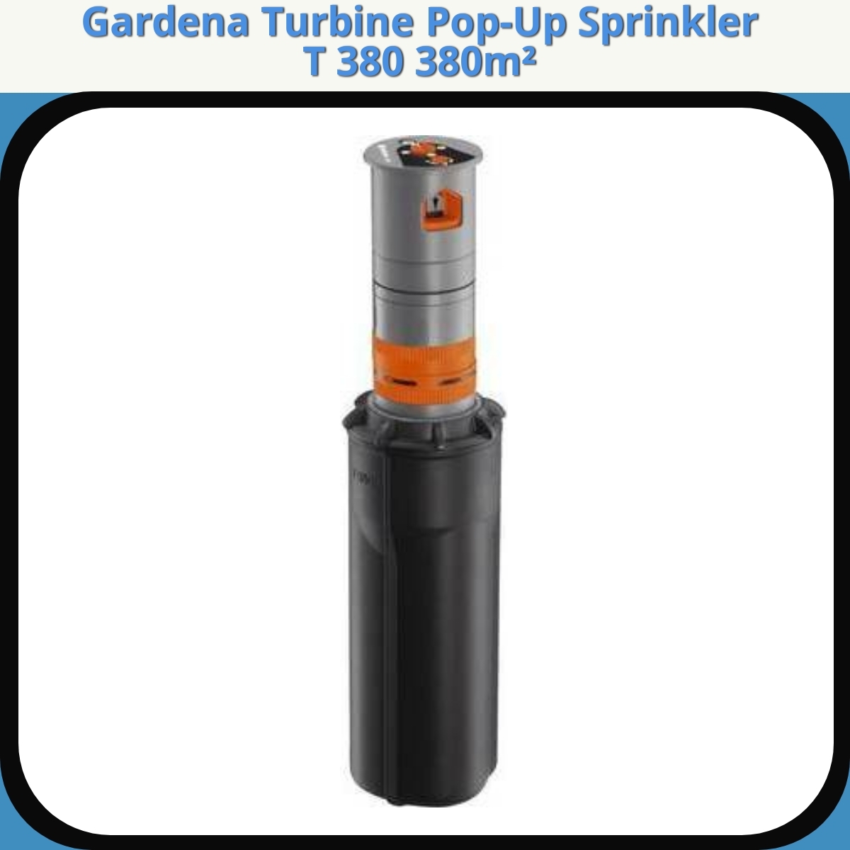 Anmeldelse af Gardena Turbine Pop-Up Sprinkler T 380 380m²