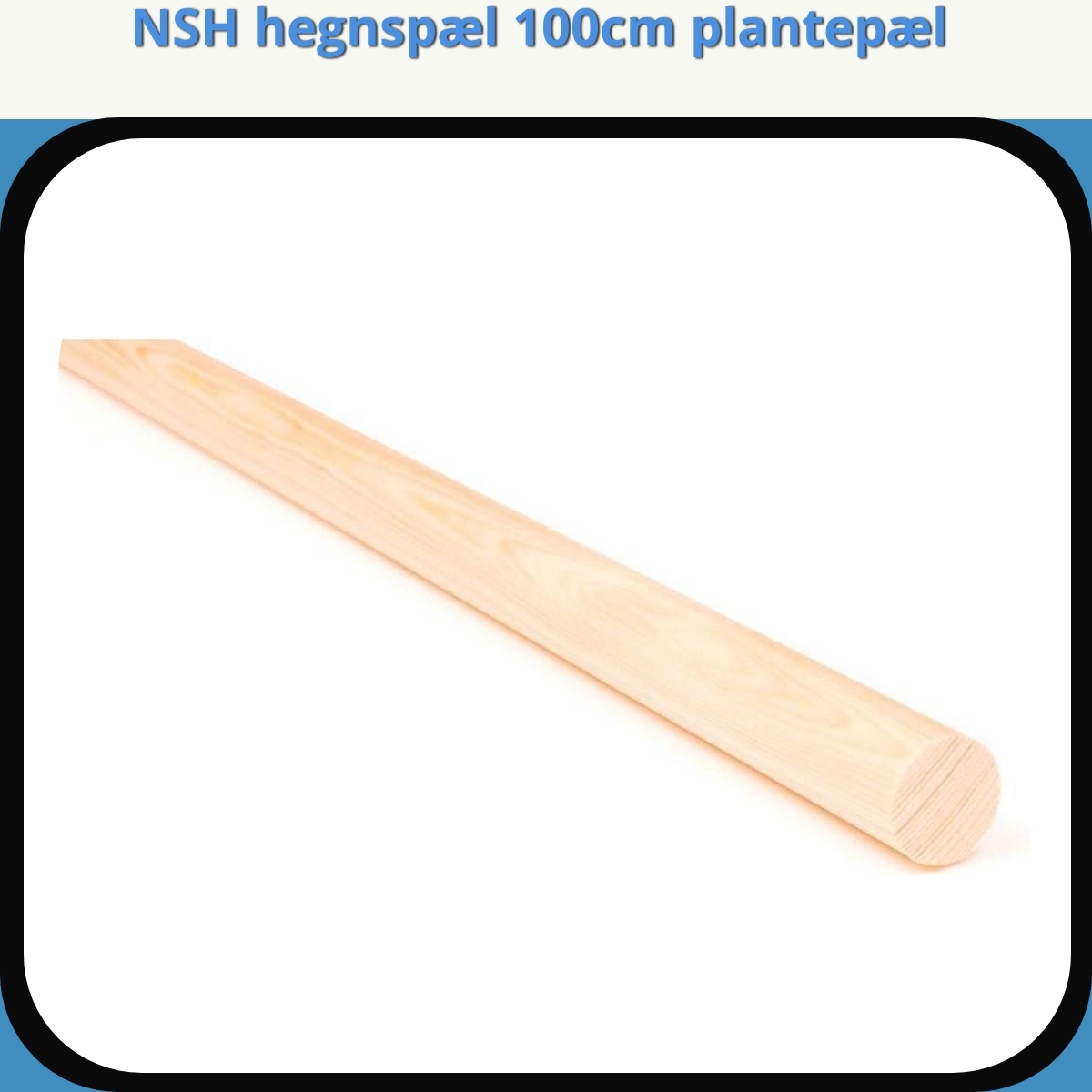 Anmeldelse af NSH hegnspæl 100cm plantepæl