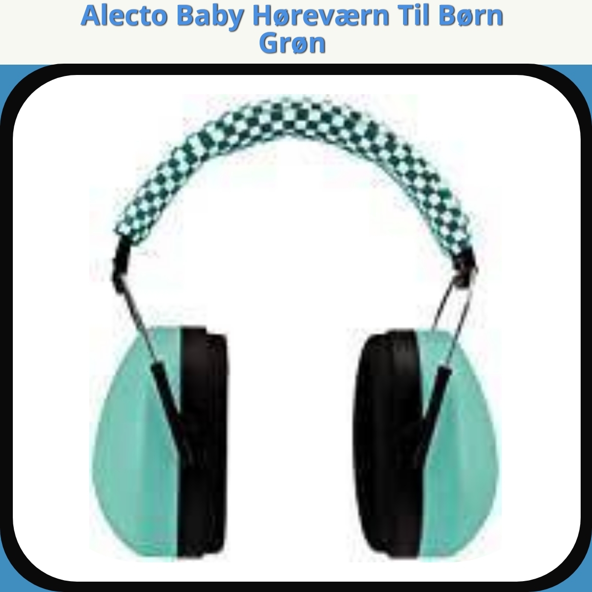 Anmeldelse af Alecto Baby Høreværn Til Børn Grøn
