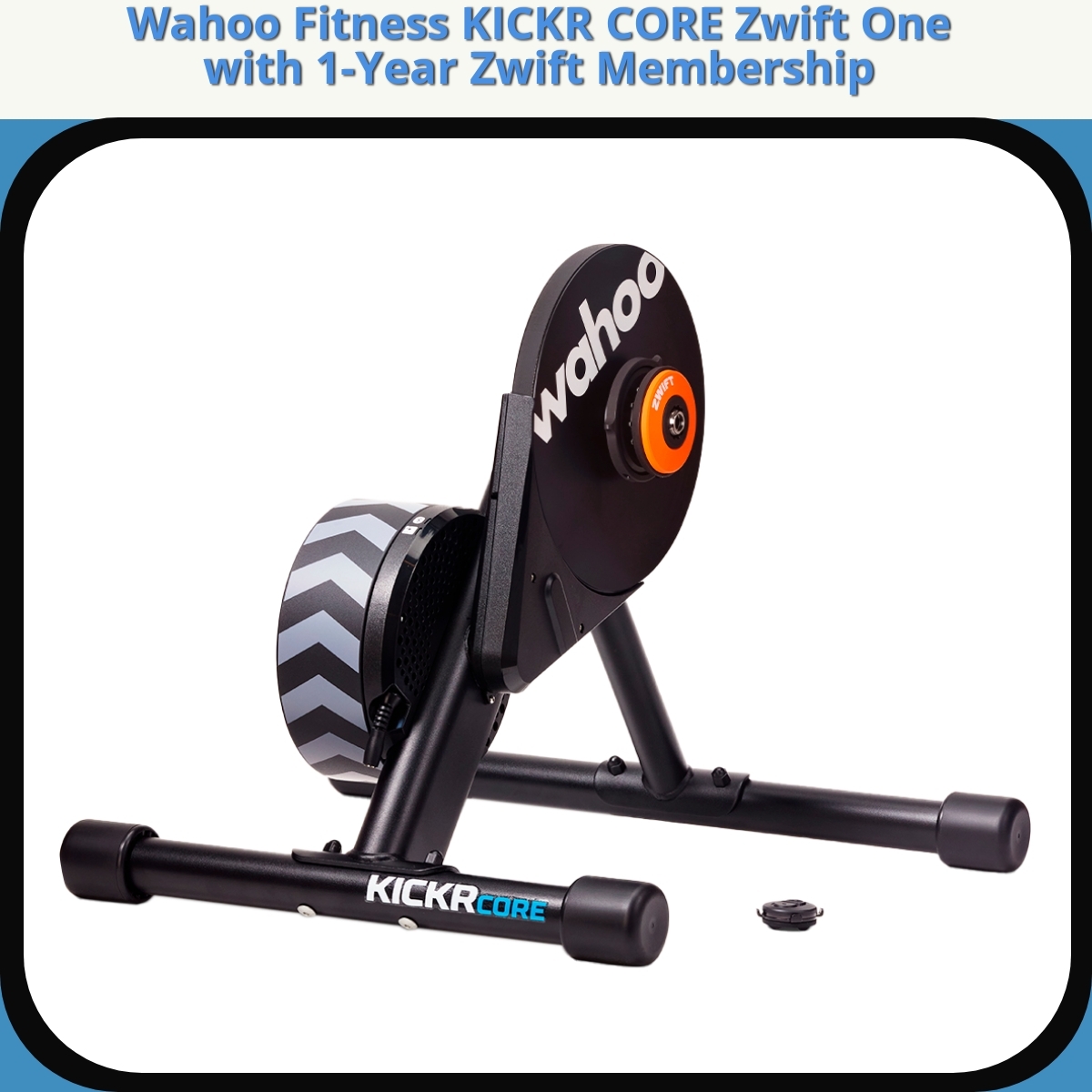 Anmeldelse af Wahoo Fitness KICKR CORE Zwift One with 1-Year Zwift Membership