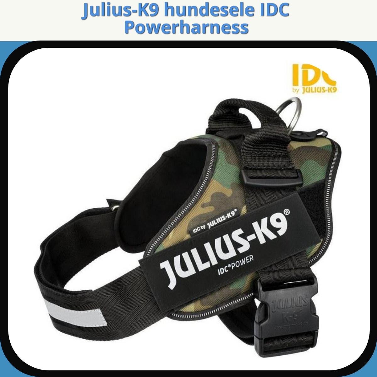 Anmeldelse af Julius-K9 hundesele IDC Powerharness