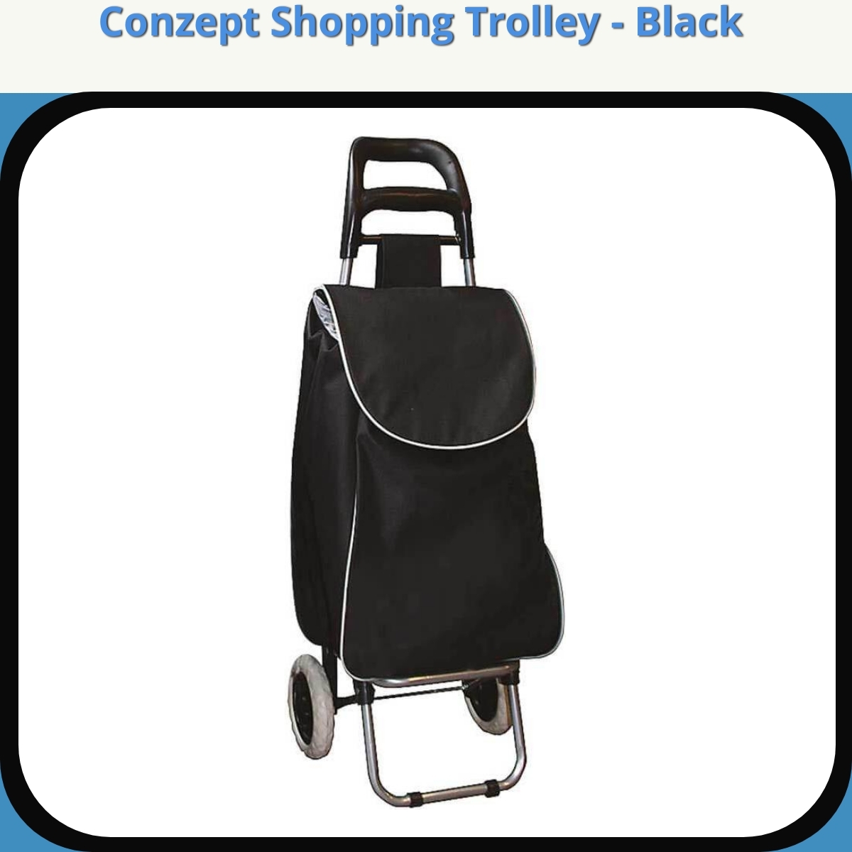 Anmeldelse af Conzept Shopping Trolley - Black