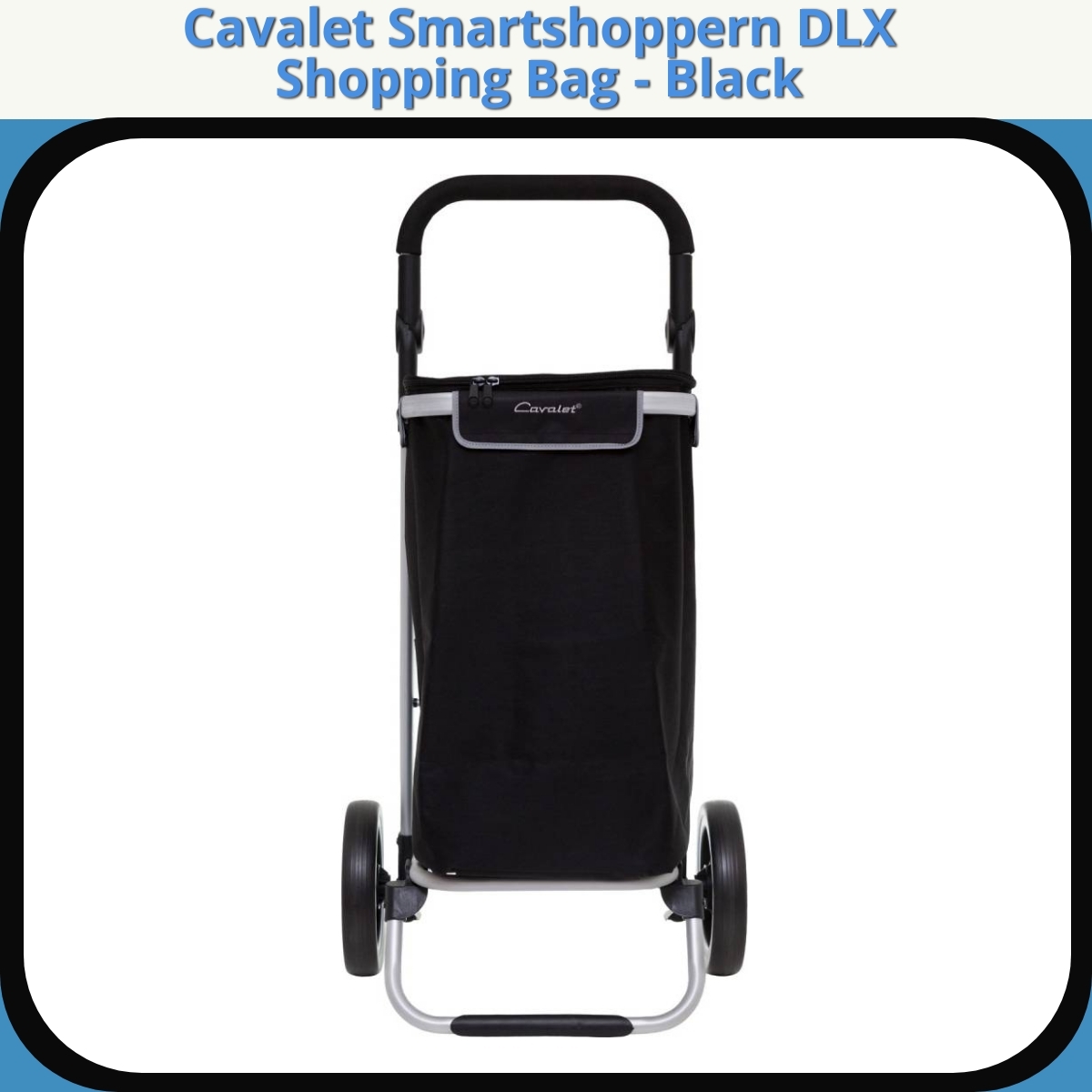 Anmeldelse af Cavalet Smartshoppern DLX Shopping Bag - Black