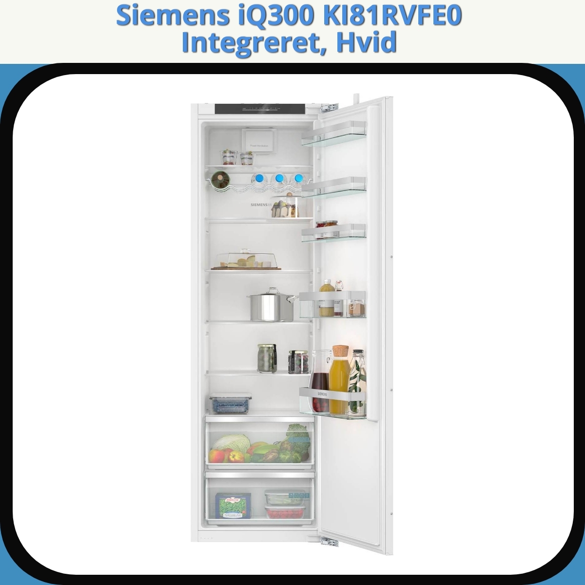 Anmeldelse af Siemens iQ300 KI81RVFE0 Integreret, Hvid