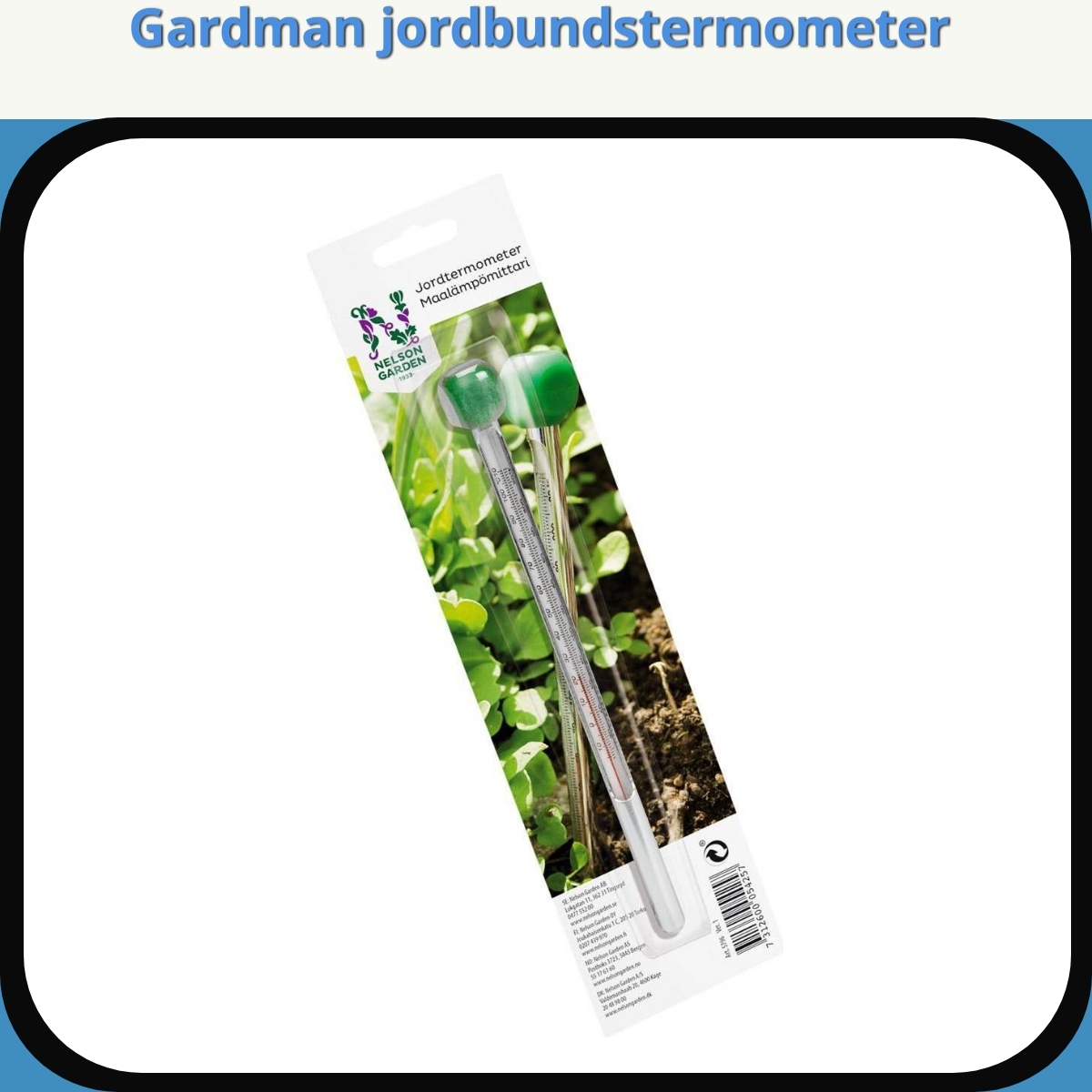 Anmeldelse af Gardman jordbundstermometer