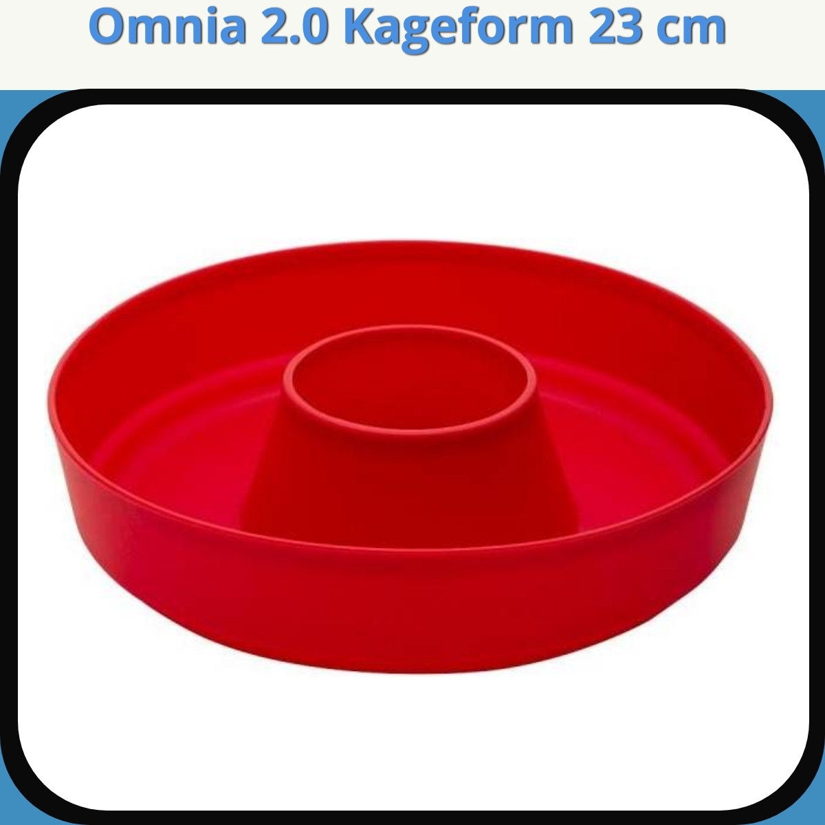 Anmeldelse af Omnia 2.0 Kageform 23 cm
