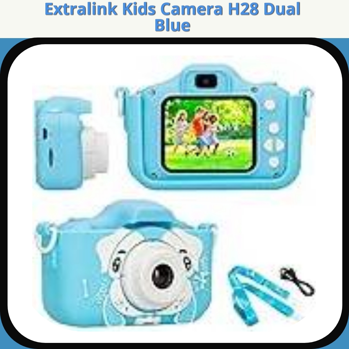 Anmeldelse af Extralink Kids Camera H28 Dual Blue