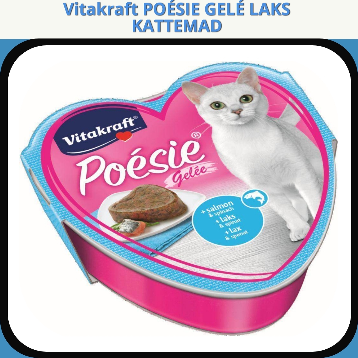 Anmeldelse af Vitakraft POÉSIE GELÉ LAKS KATTEMAD