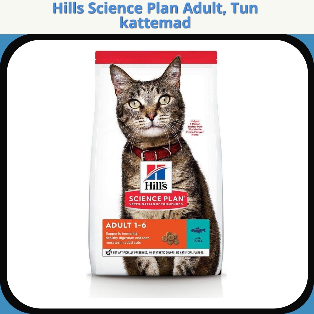 Anmeldelse af Hills Science Plan Adult, Tun kattemad