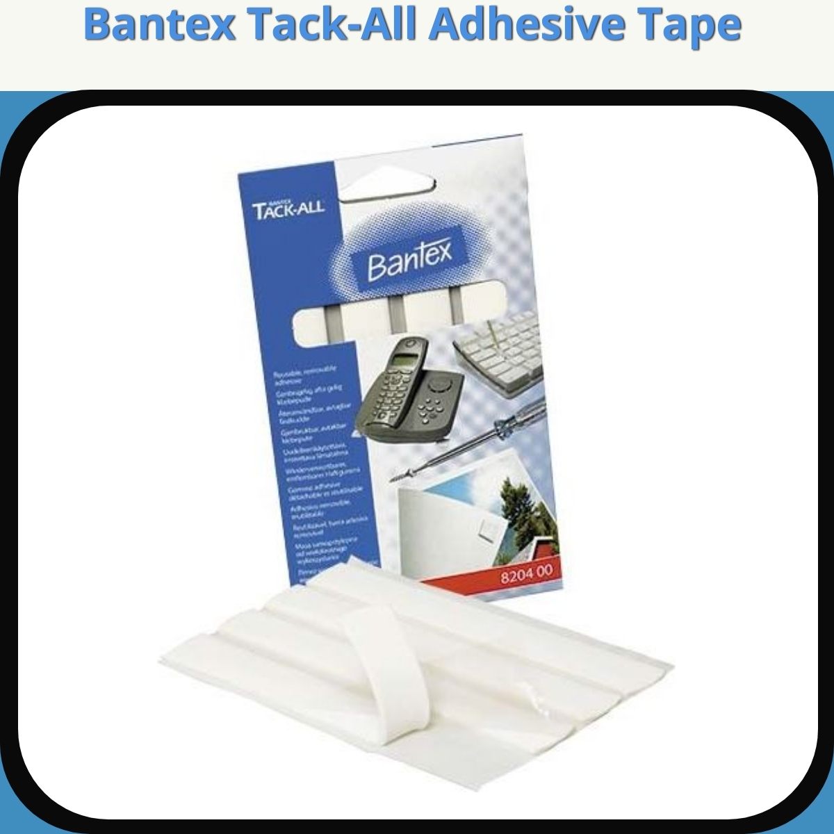 Anmeldelse af Bantex Tack-All Adhesive Tape