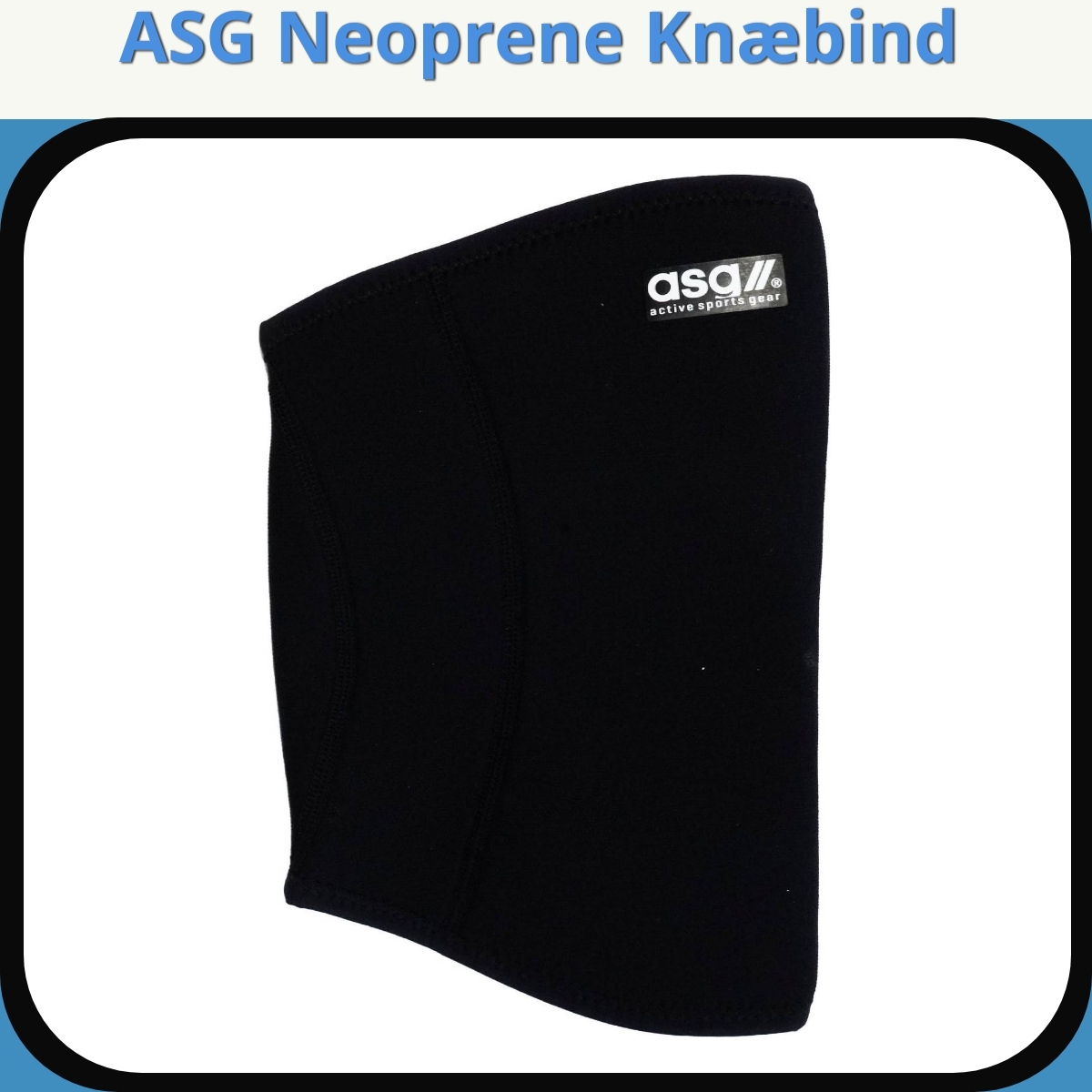 Anmeldelse af ASG Neoprene Knæbind
