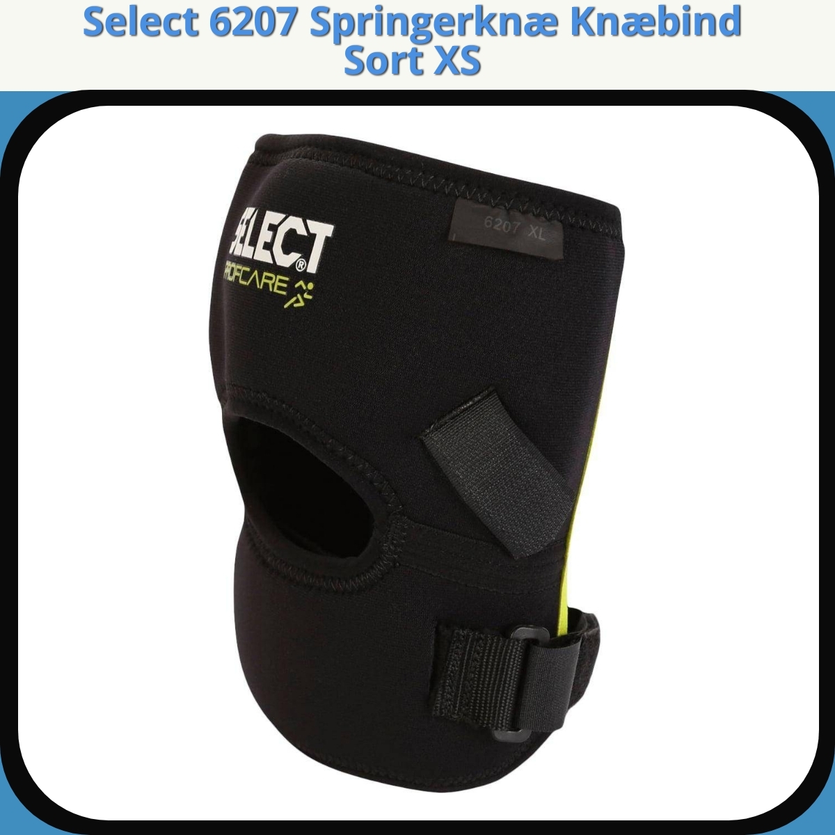 Anmeldelse af Select 6207 Springerknæ Knæbind Sort XS