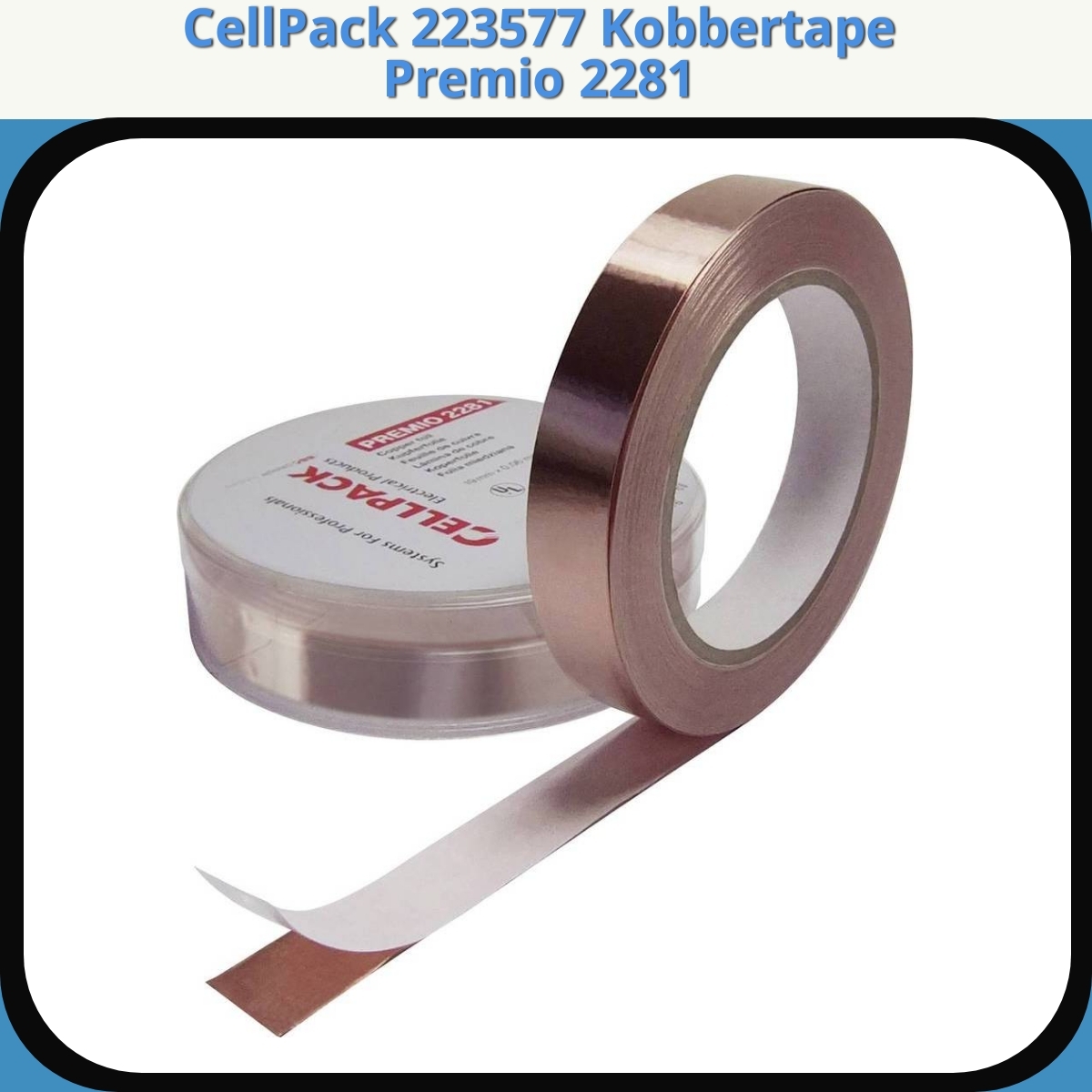 Anmeldelse af CellPack 223577 Kobbertape Premio 2281