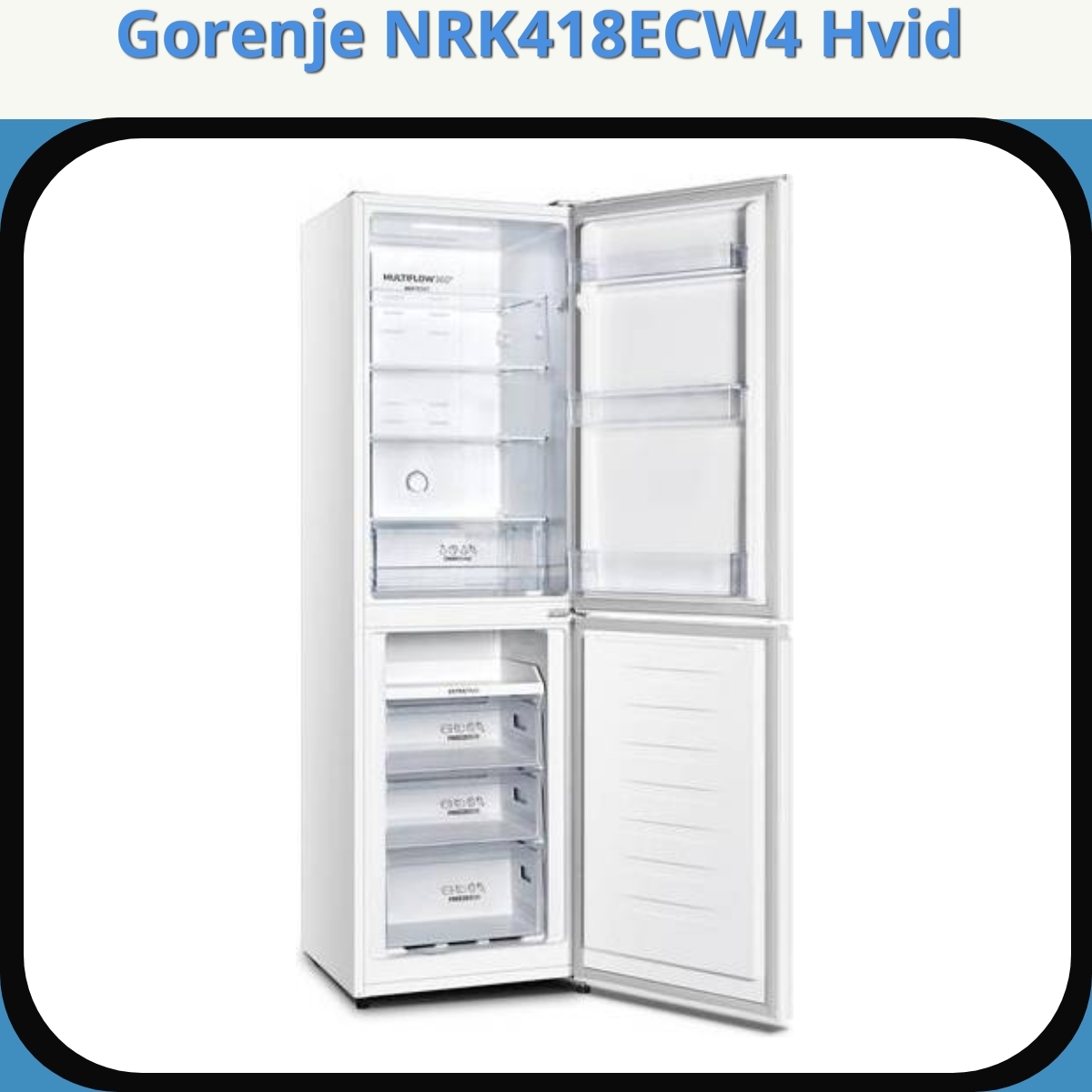 Anmeldelse af Gorenje NRK418ECW4 Hvid