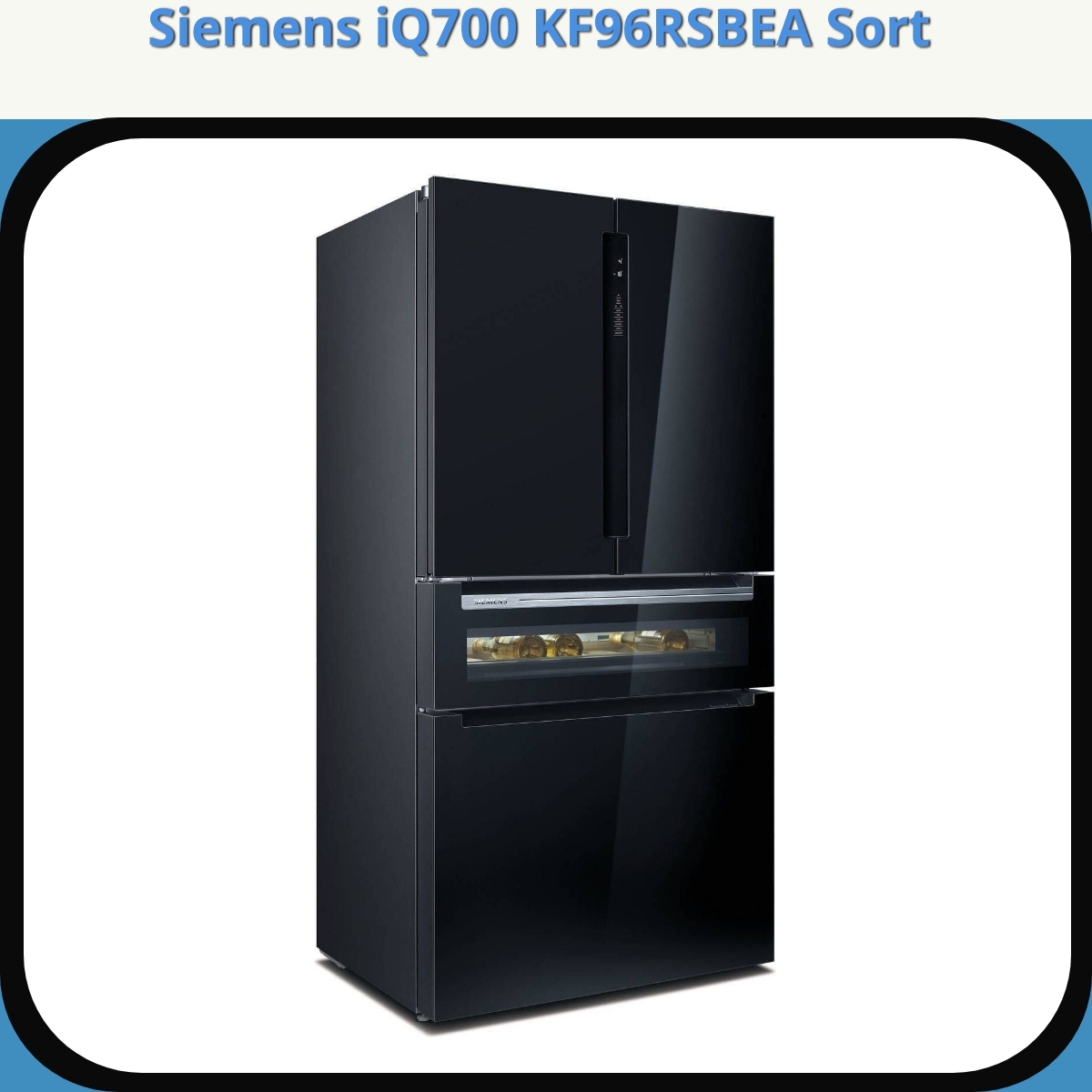 Anmeldelse af Siemens iQ700 KF96RSBEA Sort