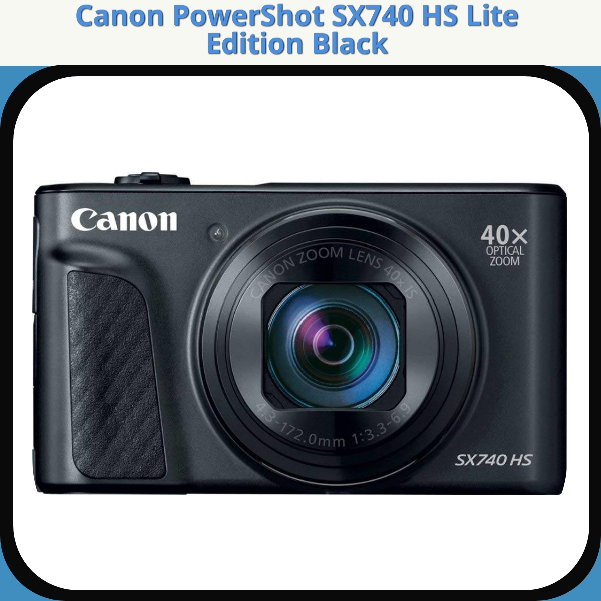 Anmeldelse af Canon PowerShot SX740 HS Lite Edition Black