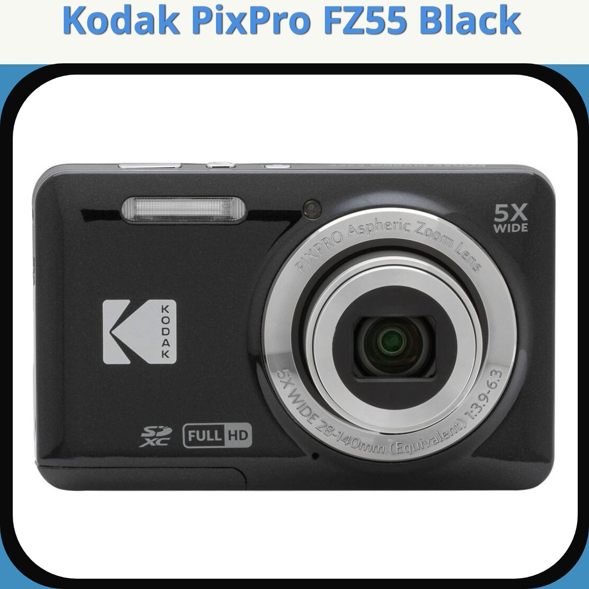 Anmeldelse af Kodak PixPro FZ55 Black