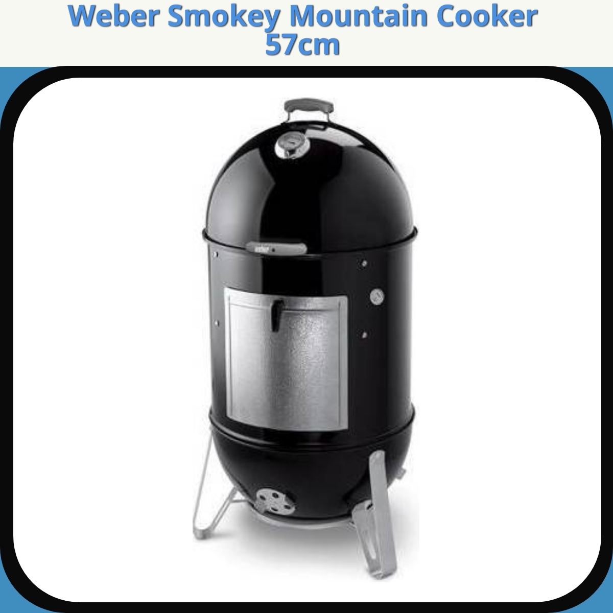 Anmeldelse af Weber Smokey Mountain Cooker 57cm