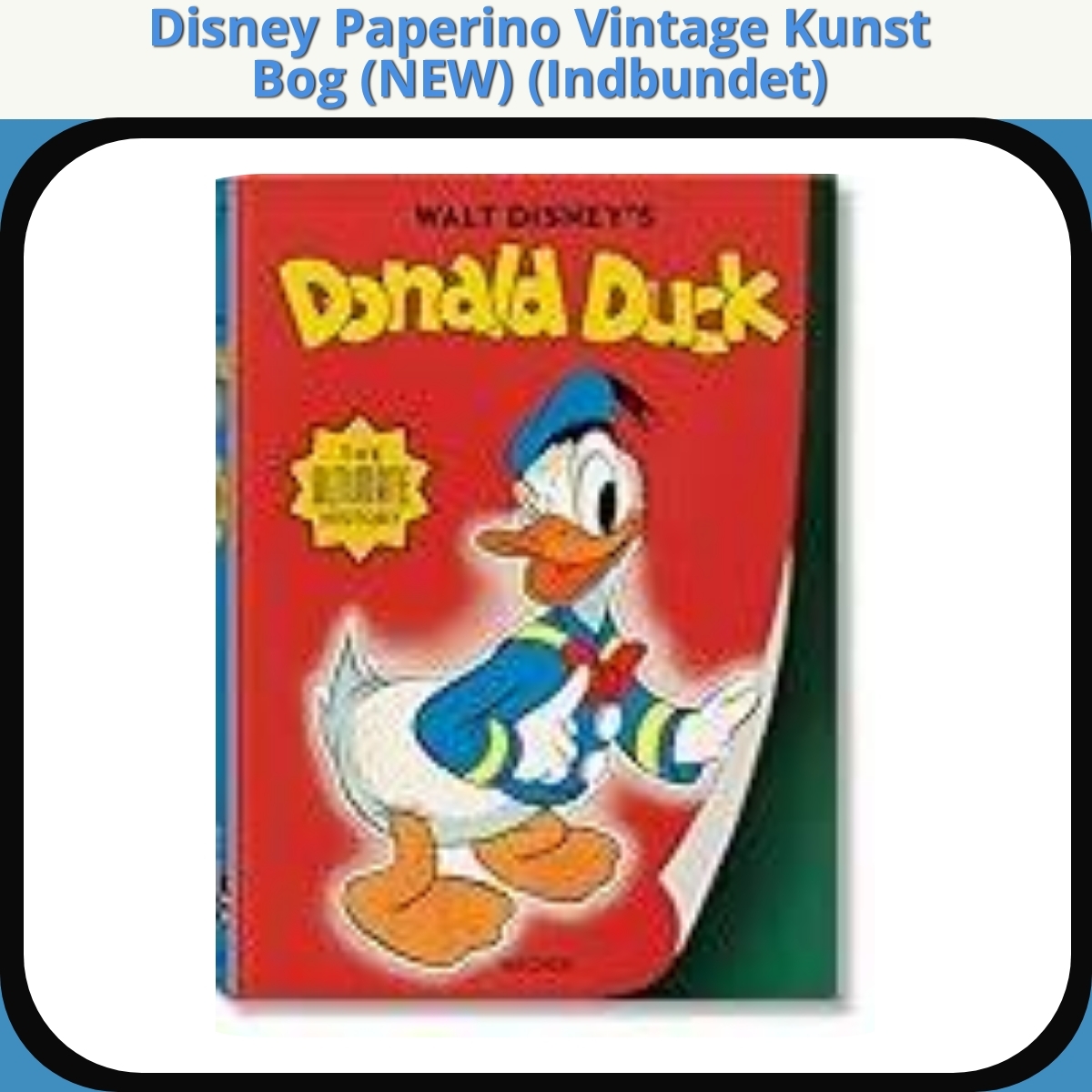 Anmeldelse af Disney Paperino Vintage Kunst Bog (NEW) (Indbundet)