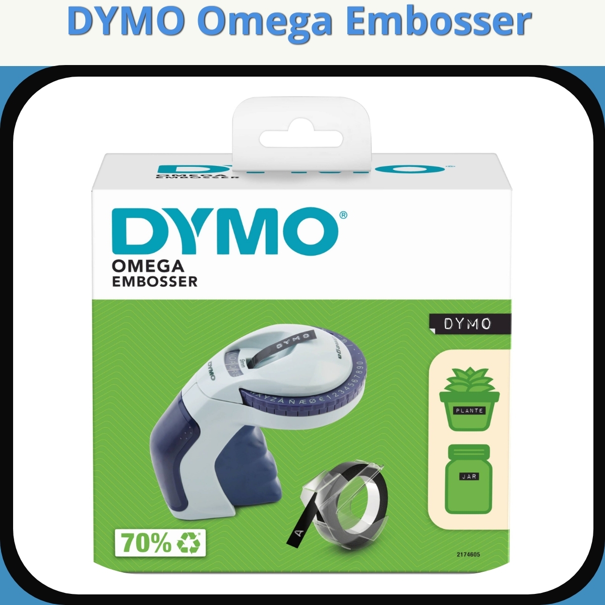 Anmeldelse af DYMO Omega Embosser